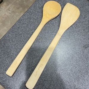Pampered Chef Bamboo Spoon and Spatula